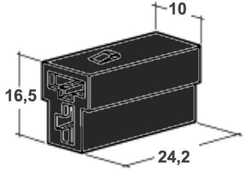 CONNETTORE ISOLANTE PORTA FEMMINA